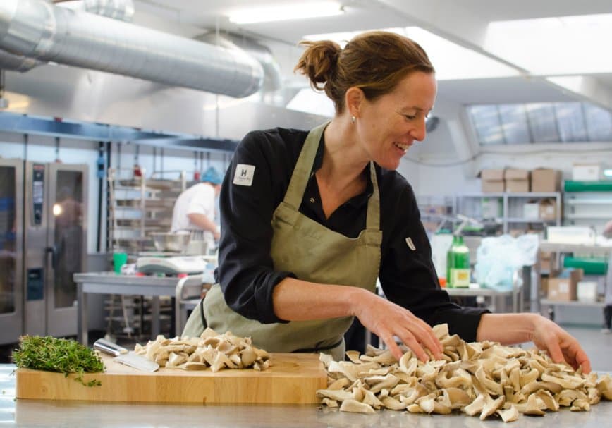 Marleen in de keuken