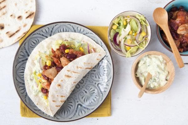 Tex-Mex chicken fajita