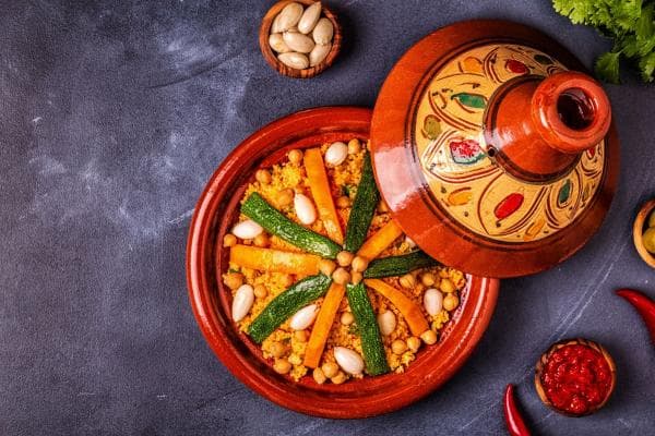 Tajine met amandelen