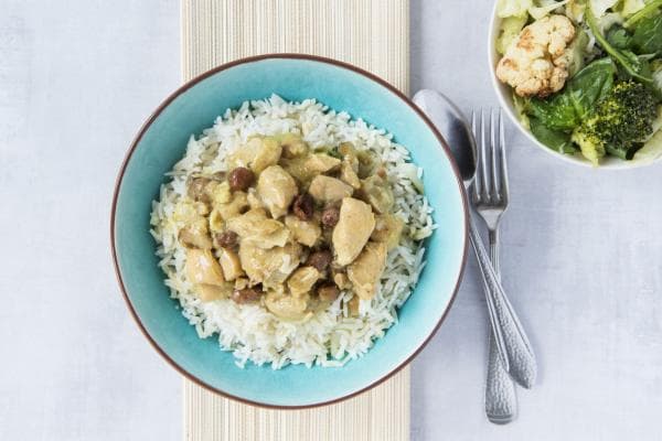 Milde kip curry 