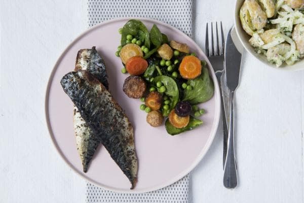 Gegrilde makreelfilet