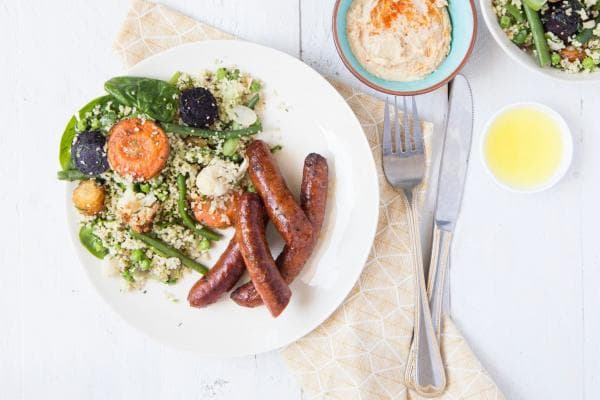 Marokkaanse worstjes met couscous