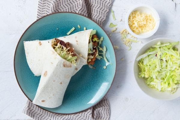 Gevulde burrito