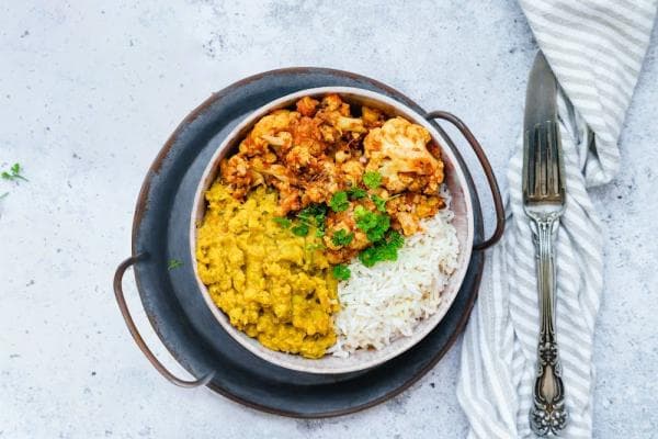 Indiase bloemkool curry