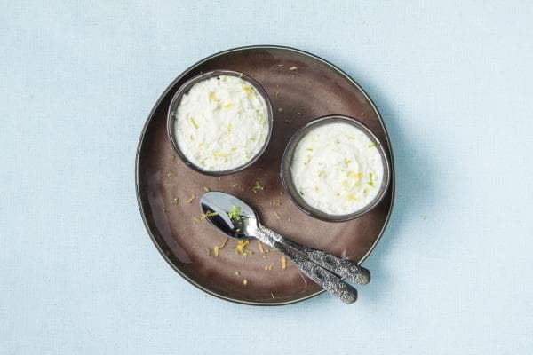 Limoen panna cotta