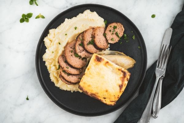 Witlof uit de oven met gehaktbal