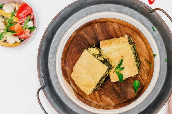 Indian paneer pie