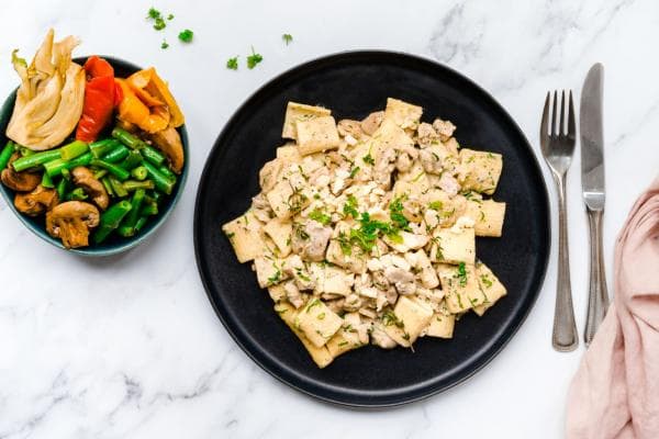 Chicken truffle pasta