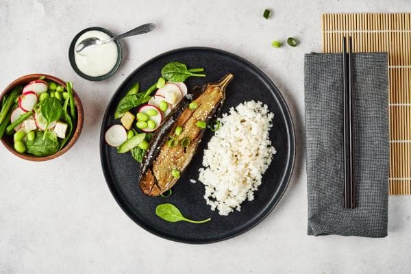 Japanse miso aubergine