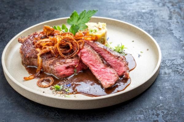 Franse ossenhaas met port jus
