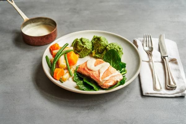 Zalm met beurre blanc