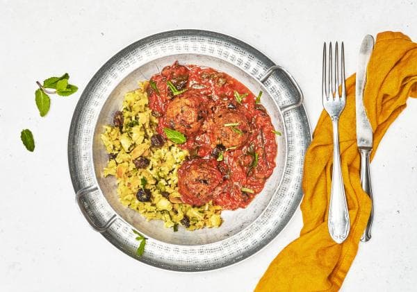 Indiase aubergine kofta's 