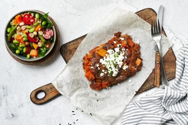 Zoete aardappel tarte tatin
