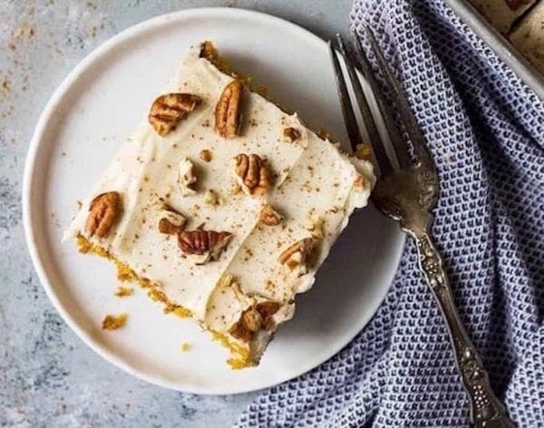 Pumpkin pecan pie