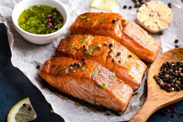 Zweedse gegrilde zalm