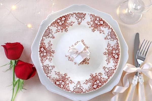 3 gangen vegetarisch Valentijn Menu