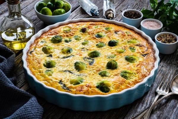 Frangipane met spruitjes