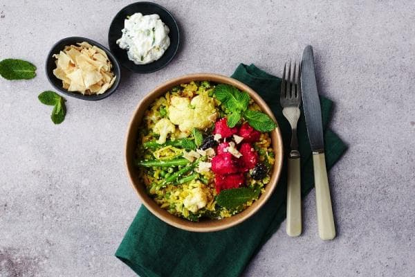 Paneer tandoori maaltijdsalade