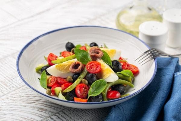 Nicoise maaltijdsalade met tonijn
