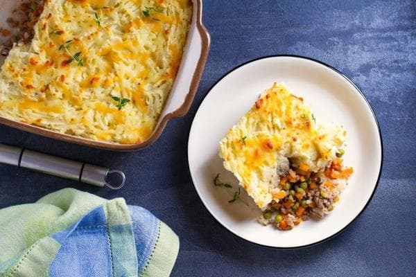 Shepherd's pie met kip en salie
