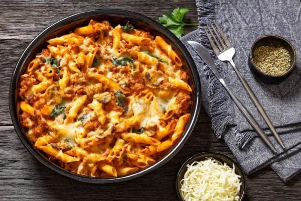 Pasta Bake met kip