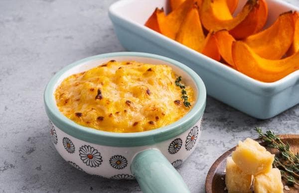Mac n Cheese met pompoen