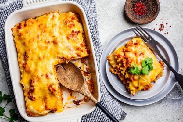 Italiaanse lasagne bolognese