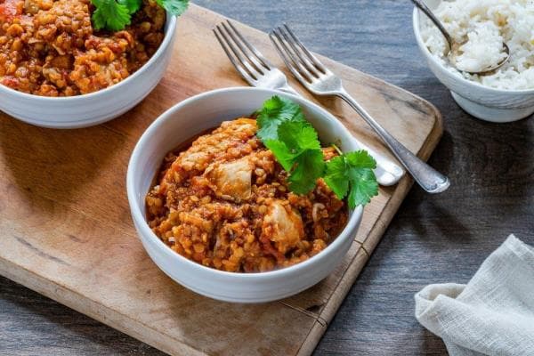 Chicken dhansak