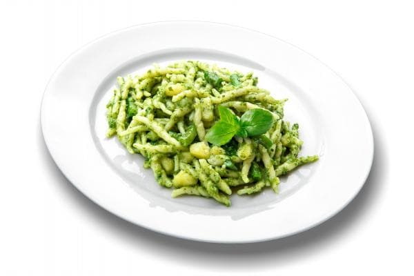 Pasta met pesto van sperzieboontjes