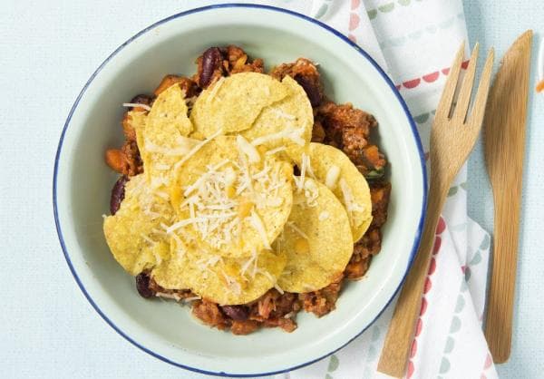 Veggie nachos