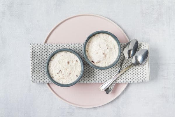 Boerenjongens met frisse yoghurtmousse