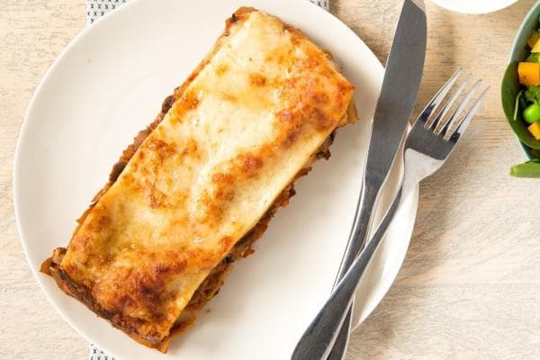 Aubergine lasagne