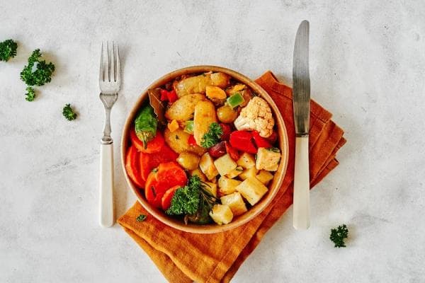 Spaanse maaltijdsalade met pickles